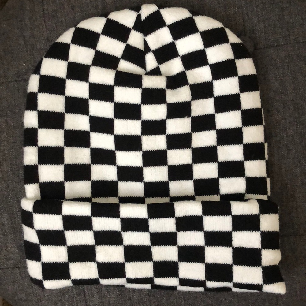 Checkered Beanie